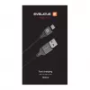 Evelatus Cable USB-A a USB-C 1,2 m nailon trenzado negro