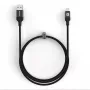 Evelatus Cable USB-A a USB-C 1,2 m nailon trenzado negro