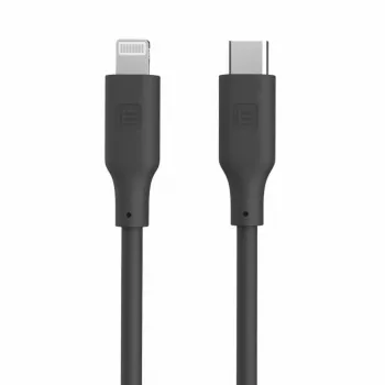 Evelatus Cable de silicona USB-C a Lightning 1,2m (MFI10CL) 60W / 20V 3A negro