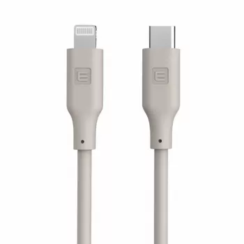 Evelatus Cable de silicona USB-C a Lightning 1,2m (MFI10CL) 60W / 20V 3A gris cálido