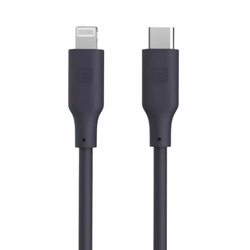 Evelatus Cable de silicona USB-C a Lightning 1,2m (MFI10CL) 60W / 20V 3A azul