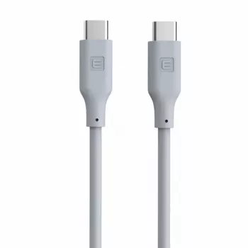Evelatus Cable de silicona USB-C a USB-C 1,2m 60W / 20V 3A blanco