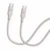 Evelatus Cable de silicona USB-C a USB-C 1,2m 60W / 20V 3A gris cálido