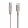 Evelatus Cable de silicona USB-C a USB-C 1,2m 60W / 20V 3A gris cálido
