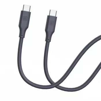Evelatus Cable de silicona USB-C a USB-C 1,2m 60W 20V/3A azul