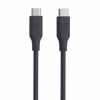 Evelatus Cable de silicona USB-C a USB-C 1,2m 60W 20V/3A azul