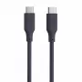 Evelatus Cable de silicona USB-C a USB-C 1,2m 60W 20V/3A azul
