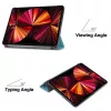 iLike iPad 10.2 Funda con soporte Tri-Fold de piel ecológica Sakura