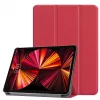 iLike iPad 10.9 10th Gen Funda con soporte Tri-Fold de piel ecológica Coral Pink