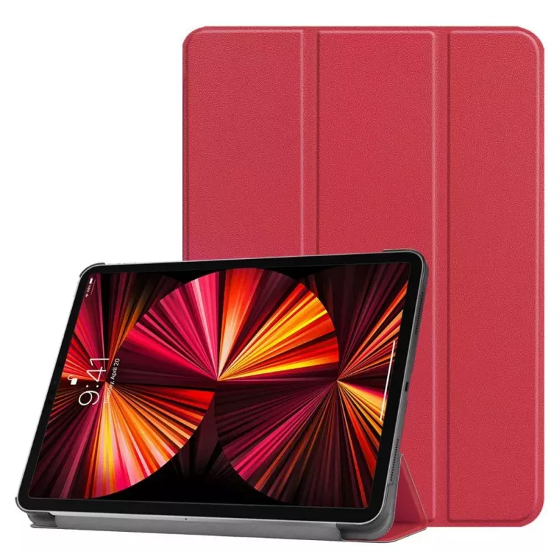 iLike Tab P11 11.5 2nd Gen TB350 Funda con soporte Tri-Fold de piel ecológica Coral Pink
