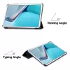 iLike Funda con soporte Tri-Fold de eco-cuero para iPad 9.7 azul cielo