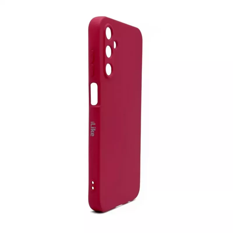 iLike Funda de silicona nano para Samsung Galaxy A15 ciruela