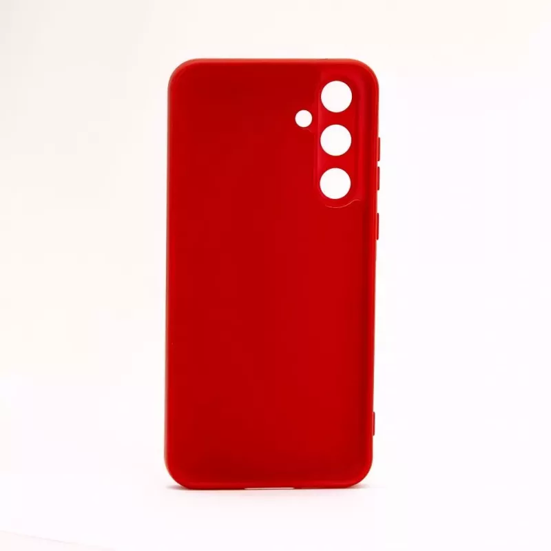 iLike Funda de silicona nano para Samsung Galaxy A35 rojo