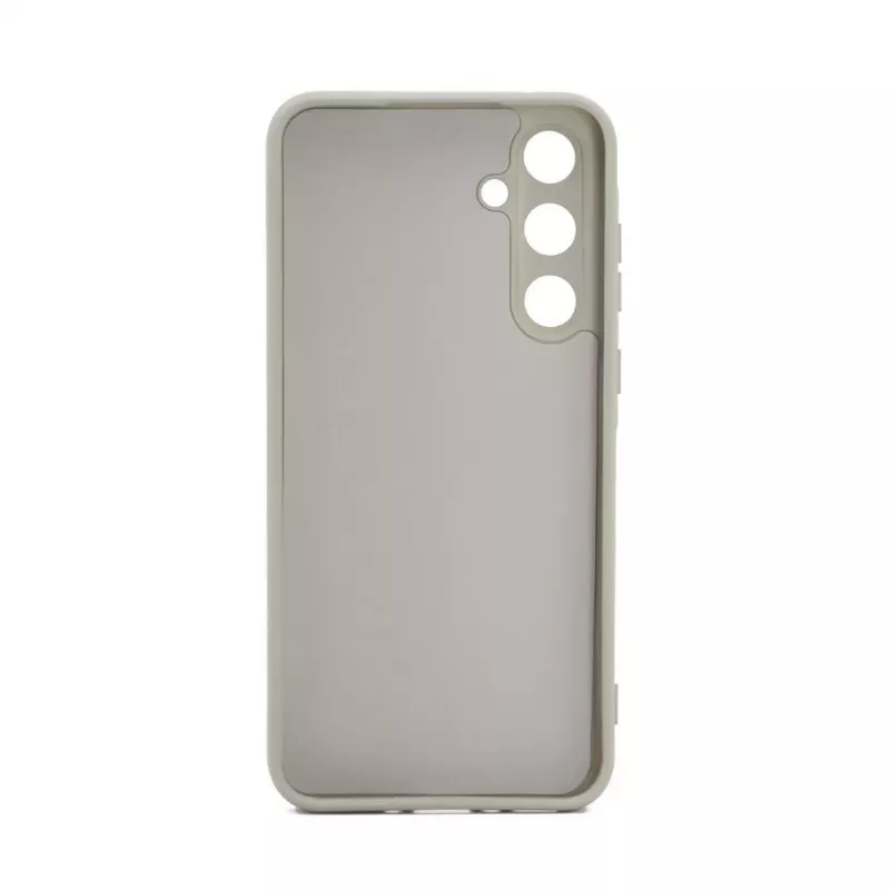 iLike Funda de silicona nano para Samsung Galaxy A55 plata