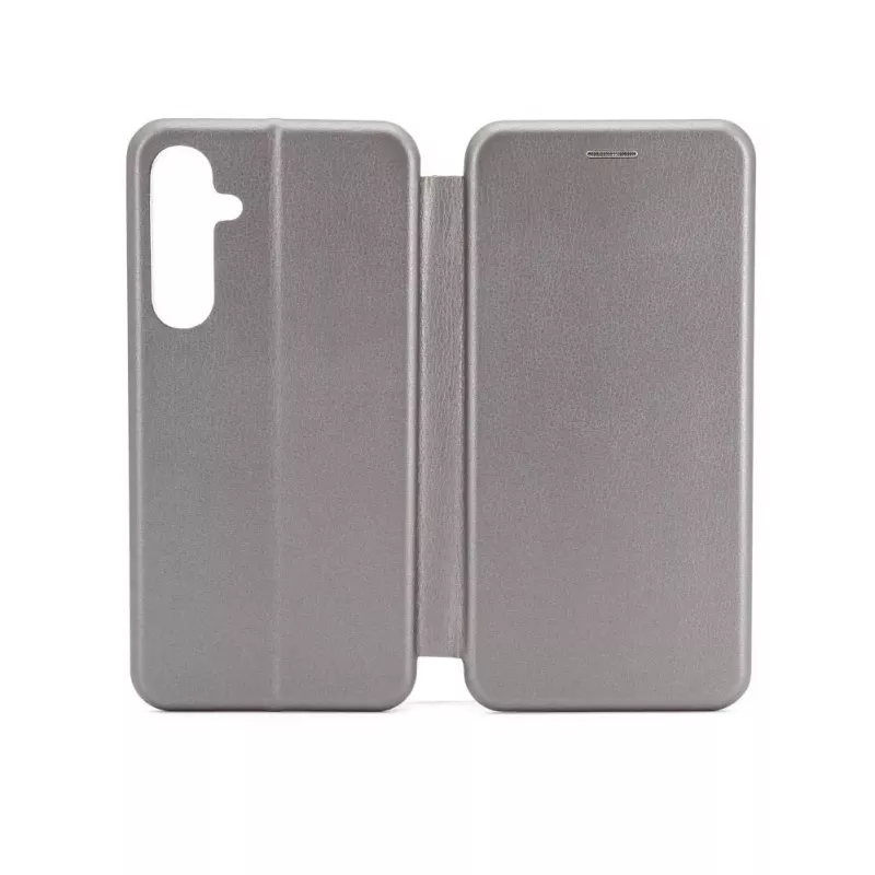 iLike Funda tipo libro para Samsung Galaxy A35 plata