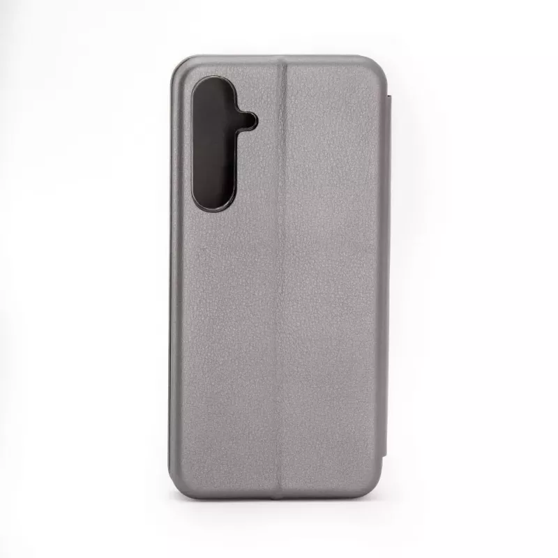 iLike Funda tipo libro para Samsung Galaxy A55 plata