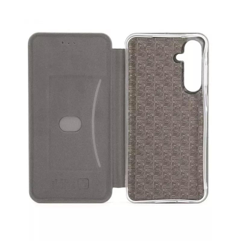 iLike Funda tipo libro para Samsung Galaxy A55 plata