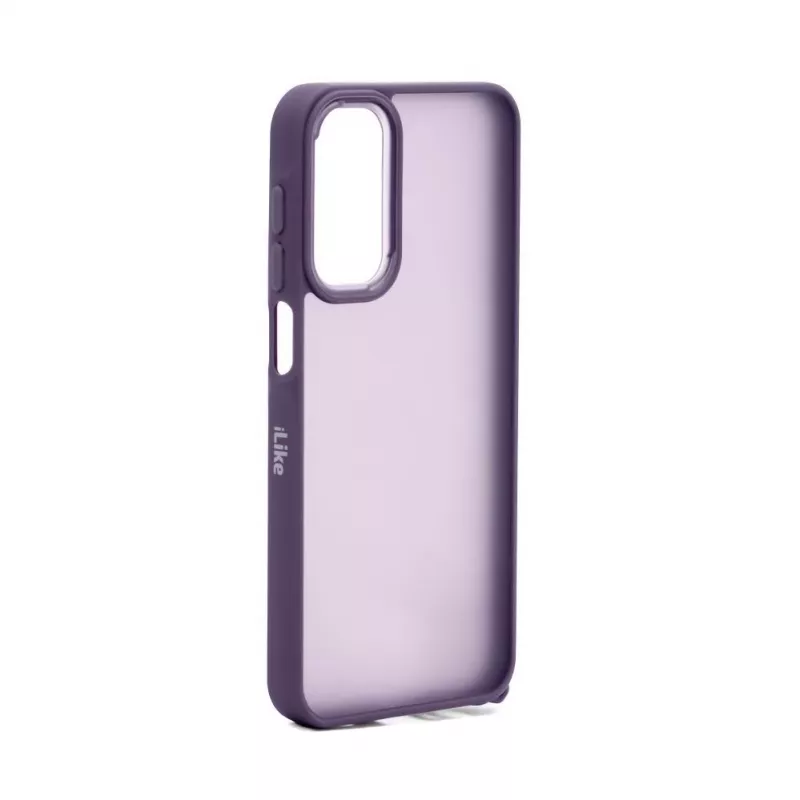 iLike Funda híbrida de PC para Samsung Galaxy A15 morado