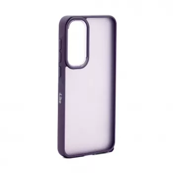 iLike Funda híbrida de PC para Samsung Galaxy A35 morado