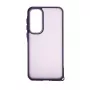 iLike Funda híbrida de PC para Samsung Galaxy A35 morado