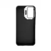 iLike Funda híbrida con soporte para cámara para Samsung Galaxy A15 negro