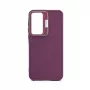 iLike Funda híbrida con soporte para cámara para Samsung Galaxy A15 ciruela