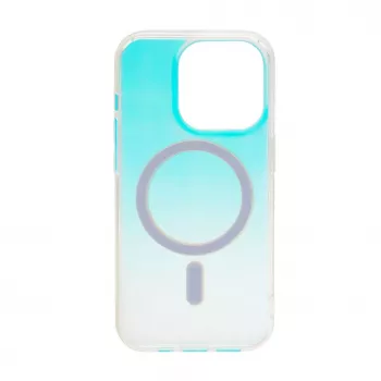 Evelatus Funda magnética transparente con degradado para Apple iPhone 15 Pro camaleón