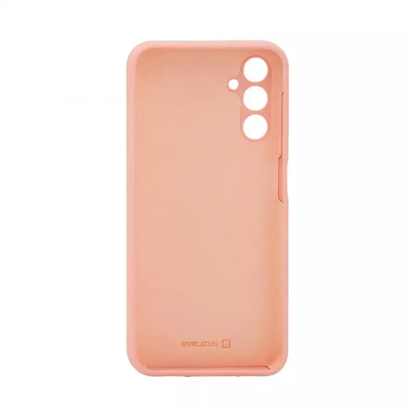 Evelatus Funda de silicona Premium Soft Touch para Samsung Galaxy A14 4G / 5G rosa