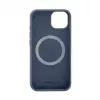 Evelatus Funda de silicona Premium MagSafe Soft Touch New Function para Apple iPhone 12 / 12 Pro azul medianoche