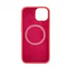 Evelatus Funda de silicona Premium MagSafe Soft Touch para Apple iPhone 15 camelia