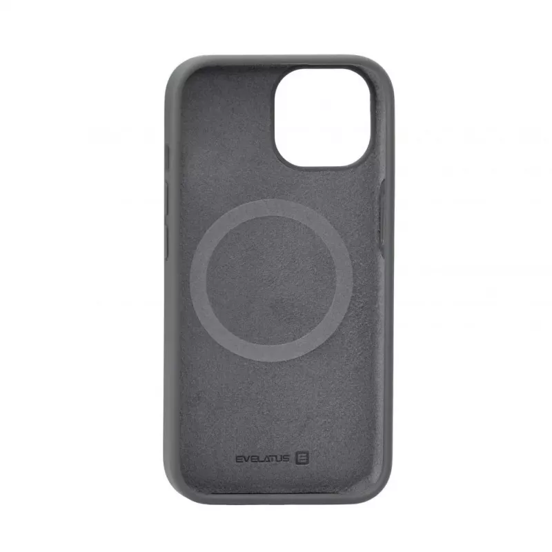 Evelatus Funda de silicona Premium Magsafe Soft Touch para Apple iPhone 15 cacao