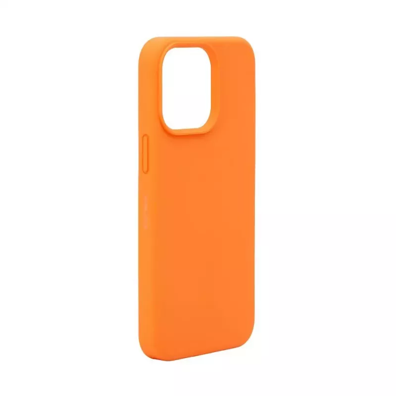 Evelatus Apple iPhone 15 Pro Max Funda de silicona Premium MagSafe Soft Touch New Function naranja