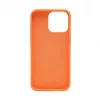 Evelatus Apple iPhone 15 Pro Max Funda de silicona Premium MagSafe Soft Touch New Function naranja