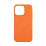 Evelatus Apple iPhone 15 Pro Max Funda de silicona Premium MagSafe Soft Touch New Function naranja