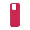 Evelatus Apple iPhone 15 Pro Funda de silicona Premium MagSafe Soft Touch New Function rojo rosado