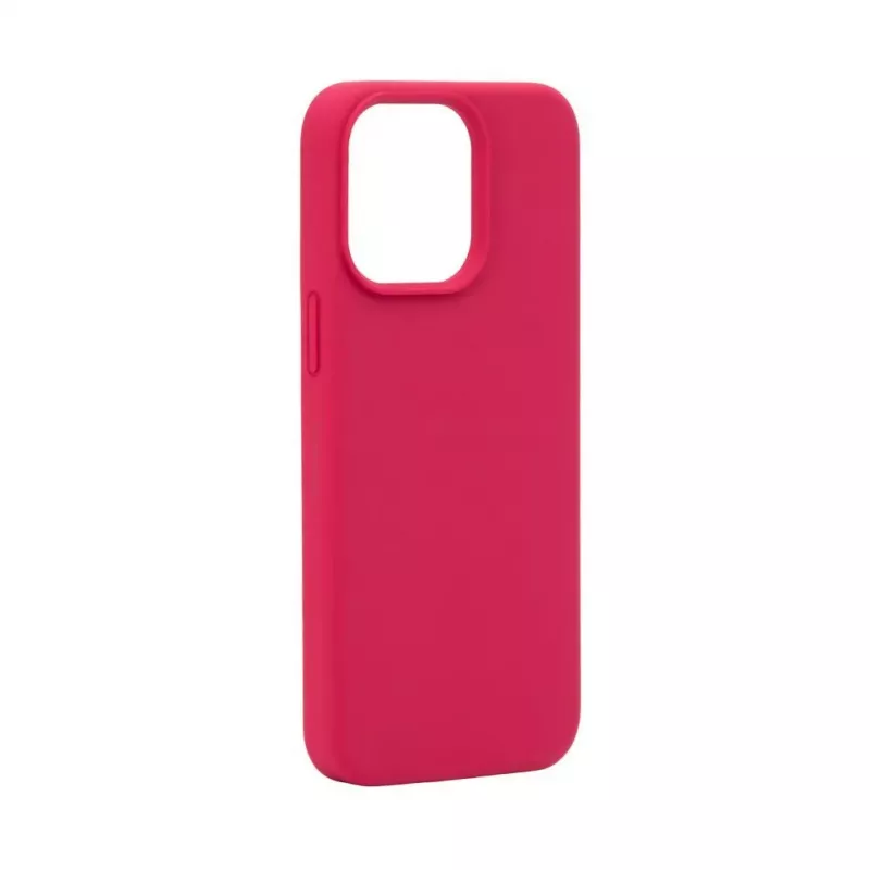 Evelatus Apple iPhone 15 Pro Funda de silicona Premium MagSafe Soft Touch New Function rojo rosado