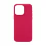 Evelatus Apple iPhone 15 Pro Max Funda de silicona Premium MagSafe Soft Touch New Function rojo rosado