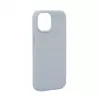 Evelatus Apple iPhone 15 Funda de silicona Premium MagSafe Soft Touch New Function gris azulado