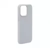 Evelatus Apple iPhone 15 Pro Funda de silicona Premium MagSafe Soft Touch New Function gris azulado