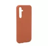 Evelatus Samsung Galaxy S23 FE Funda de silicona Premium Soft Touch marrón saddle
