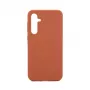 Evelatus Samsung Galaxy S23 FE Funda de silicona Premium Soft Touch marrón saddle