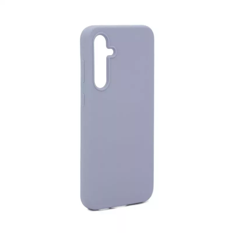Evelatus Samsung Galaxy S23 FE Funda de silicona Premium Soft Touch gris lavanda