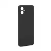 Evelatus Samsung Galaxy A05 Funda de silicona Premium Soft Touch negra