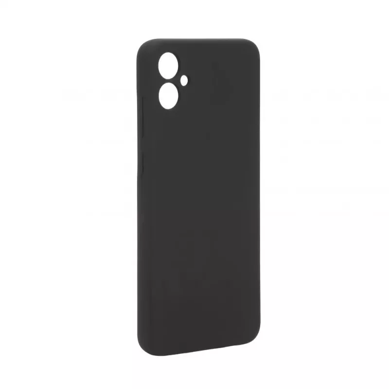 Evelatus Samsung Galaxy A05 Funda de silicona Premium Soft Touch negra