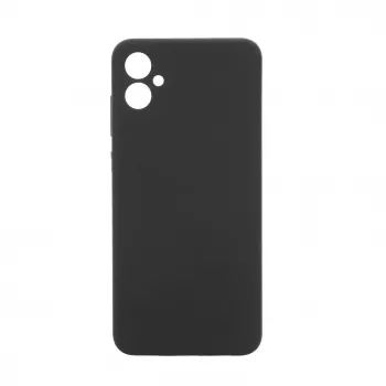 Evelatus Samsung Galaxy A05 Funda de silicona Premium Soft Touch negra