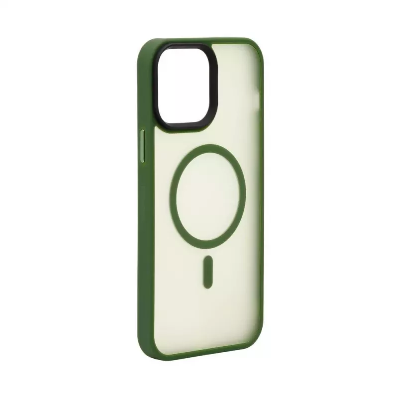Evelatus Apple iPhone 13 Pro Max Funda híbrida con MagSafe PC+TPU verde