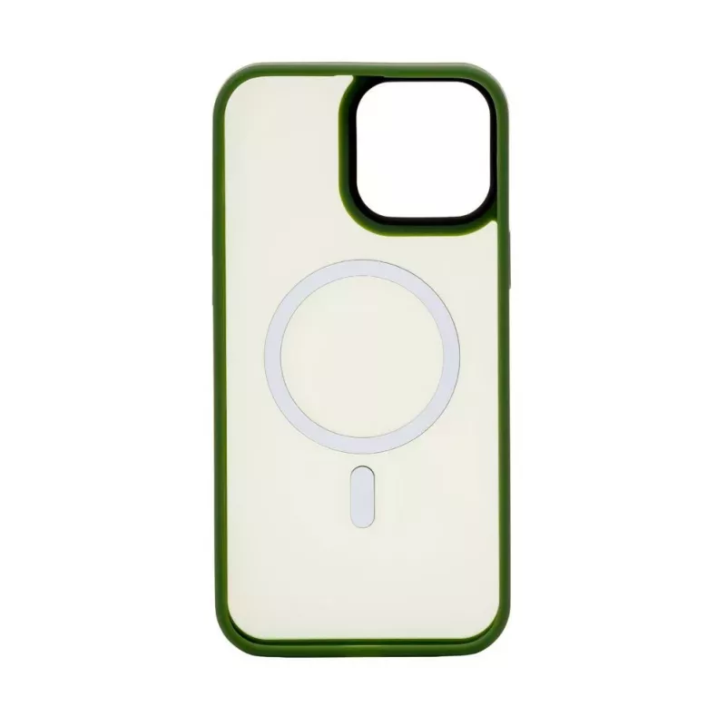 Evelatus Apple iPhone 13 Pro Max Funda híbrida con MagSafe PC+TPU verde