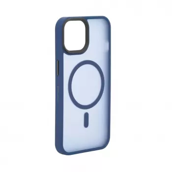 Evelatus Apple iPhone 13 Pro Max Funda híbrida con MagSafe PC+TPU azul