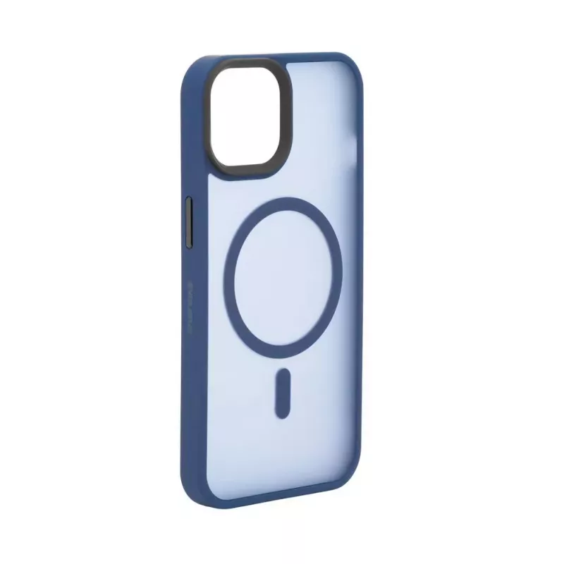 Evelatus Apple iPhone 13 Pro Max Funda híbrida con MagSafe PC+TPU azul