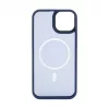Evelatus Apple iPhone 13 Pro Max Funda híbrida con MagSafe PC+TPU azul
